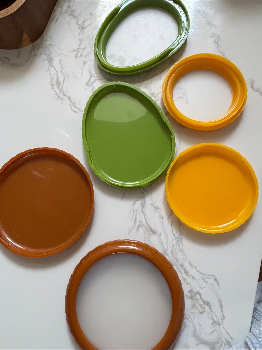 Vegetable keepers - Green, Orange, Brown